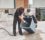 Commercial Products Brute Step-On Rollout Trash/Garbage Can/Bin with Wheels 32 GAL Gray for Restaurants