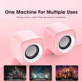 XDSRFVUY Computer Speaker for Laptop PC Subwoofer Wired Music Player Audio Speakers Deep Bass Sound Loudspeaker