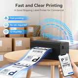 Thermal Label Printer, Wireless 4x6 Shipping Label Printer for Small Business & Shipping Packages