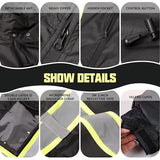 SRsafety High Visibility Safety Jacket,Reflective Waterproof Jacket with Black bottom,Construction Work Jacket for Men/Women