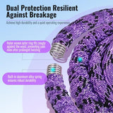 SOHIDAS Soft Hula Hoop for Adults 3.3lb Weighted Hula Hoops for Women Weight Loss Pilates Equipment Infinity Hoop Soft Spring Weighted Hoop, Purple