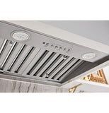 GE Profile Smart Range Hood Insert | 30 Inch Kitchen Exhaust Fan with 4 Speeds