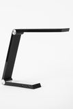 Zen Lumen Modern LED Desk Lamp with Dimmable Light Control Wireless Charging and 2 USB Ports for Home Office Dorms Bedroom Reading Light (Black)