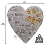 OBSI Dog Memorial Gifts for Loss of Dog Sympathy Gift - Rainbow Bridge Dog Memorial Stone for Remembrance Dog Passing Away Sympathy Gifts - Thoughtful Pet Loss Gifts - Gray