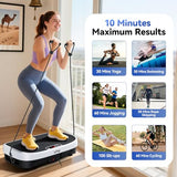 HTM Vibration Plate Exercise Machine - 330lbs Weight Capacity, 120 Speed Levels, Full Body Workout Shake Board