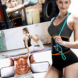 KingPavonini Waist Trimmer Waist Trainer Sweat Belt for Women Men Workout Plus Size Orange