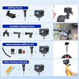 DJI Osmo Action 6 8K Waterproof Action Camera Bundle
