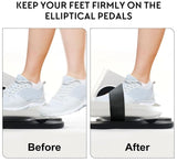 ESL Under Desk Elliptical - Portable Leg Exerciser with Pedal Strap for Seniors, Compact Seated Elliptical with Remote Control