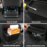 JYCDC Rear Center Console Trash Can Compatible with Toyota Sienna 2026 2025 2024 2023 2022 Accessories, Second Row Cup Holder