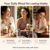 Golden Nourish Primal Beef Grass-Fed Organ Supplement for Women – Liver, Kidney, Heart, Maca, Cranberry, Roselle, Ashwagandha & Vitamin Whole Food Supple with Botanical Blend – 180 Capsules