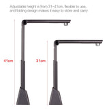 QERTYHJK Portable Adjustable High Speed Book Image Document Camera Scanner Pixel High-Definition Max
