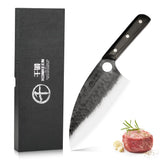 KDNKEEN Cleaver Knife – X50Cr15MoV Steel Cooking Butcher Knife for Meat & Vegetables Chopping, 7 Inch Kitchen Knife, Kitchen Gift for Men & Women