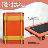 Platform Truck Heavy Duty Cart,1100Lbs Hand Truck Push Cart Dolly with 5'' 360 Degree
