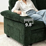 85 Inch Modular Sectional Sleeper Sofa with Pull Out Bed,L Shaped 5 Seat Sectional Couch with Storage