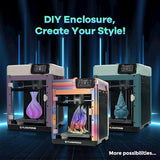 FLASHFORGE Adventurer 5M 3D Printer with Fully Auto Leveling, Max 600mm/s High Speed Printing, 280°C Direct Extruder with 3S Detachable Nozzle