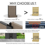 Kozyard Privacy Screen with Planter 70" H x 51" W Outdoor Garden Screen