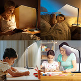 LED Desk Lamp with Night Light, Fast Wireless Charger, USB Charging Port, 10 Brightness, 5 Color Modes