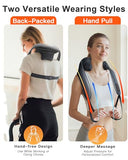 JZBRAIN Neck and Shoulder Massager with Heat : Cordless Kneading Neck Massager for Pain Relief Deep Tissue - 3 Modes, 2 Intensity & 2 Heat Settings, Hands-Free Daily Comfort for Office and Home Use