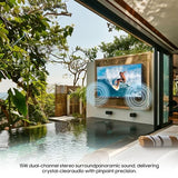 SYLVOX 65'' Outdoor Google TV Weatherproof 4K Television, Built-in Chromecast Voice Assistant SYLVOX