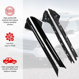 A-Pillar Windshield Molding Trim Kit Front Outer & Inner (Left & Right) Fit for 2011-2019 Ford Explorer 4 Door Utility, Replace BB5Z7803144AA BB5Z7803145AA BB5Z7803136BA BB5Z7803137BA 926-450 926-451