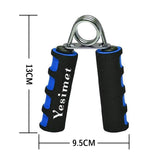 Yesimet Hand Grip Strengthener Set, Forearm Exerciser, Finger Exercise Gripper, Grip Strength Trainer, hand Trainer-Soft Foam Hand Exerciser for Quickly Increasing Forearm and Hand Grips,2 Pack (Blue) YESIMET