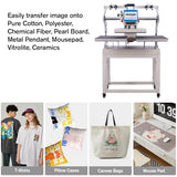 16x24 Pneumatic Heat Press Machine withSliding Dual Platen for T Shirts