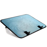 KMWHPJN 14 Inch Notebook Cooler 5v Fan External Laptop Cooling Pad Slim Stand High Speed Silent Metal Panel