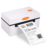 GRSJKRI Desktop Thermal Label Printer for 4x6 Shipping Package All in Maker 180mm/s Sticker Max.110mm Paper(USB BT)