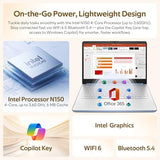 HP Stream 14" HD Student&Business Laptop with AI Copilot, Intel Processor N150