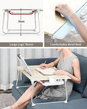 Extra Large 25.6" x 19.3" Portable Floor Stand Laptop Desk Table for Adult,Kids, Wood Bed Tray Table Lap Desk Visit the SAIJI Store