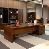 LSIGHTUS Extra Large L-Shaped Executive Desk
