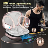 Wireless Earbuds, Sports Bluetooth Headphones, 80Hrs Playtime Ear Buds with LED Power Display