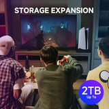 fanxiang 2TB NVMe Internal Gaming SSD for PS5 with Heatsink, Up to 7100MB/s M.2 SSD PCIe Gen 4 SSD Storage Expansion Compatible with PS5, Internal Solid State Drive for Gamers, Professionals, Creators
