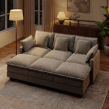 Ihanherry 107" Modular Sectional Cloud Sofa