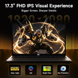 NIMO 17.3 AI Laptop, 12 Core AMD Ryzen 9 HX 370 64GB RAM 1TB SSD Radeon 890M