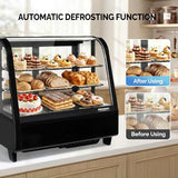 ROVSUN 3.5 Cu.Ft Commercial Display Refrigerator ETL NSF Certified