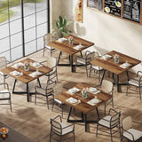 Tribesigns Square Commercial Dining Table Set of 4