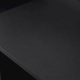 Bison office Industrial-Style Metal Wood Veneer Music Studio Desk, Music Production Workstation Study Writing Home Office Computer Desk, Black
