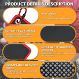 Flexible Magnetic Tool Mat,40 LBS Magnetic pad with Magnetic picker,Circular hanging hole&Carabiner Hook,Storage Organizer for Auto, Motorcycle,Electronic Assembly, DIY, Garage Workshop,12.6" x 9.76"