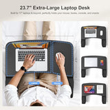 Lap Desk for Adults with Arm Rests,Ergonomic Laptop Pillow Stand for Bed