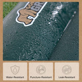 GORILLA GRIP Slip-Resistant Inflatable Sleeping Pad, Puncture Resistant Lightweight Camping Mattress, Foot Pump, Air Mats for Travel Backpacking, Inflating Bed Camp Sleep Pads for Tent, Hunter Green