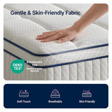 Avenco Queen Mattress 14 inch, Queen Hybrid Mattress in a Box