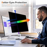 24 Inch Computer Privacy Screen for 16:9 Aspect Ratio Widescreen Monitor