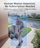 3MP Camera Doorbell Camera Wireless Video Doorbell 2K HD- No Subscription Required
