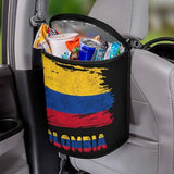 generic Colombia Flag Car Trash Can,Car Accessory Interior Garbage Can,Automobile Universal Bin Organizer