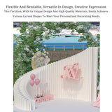 Aeovot Folding Room Divider Screen Paper, Partition Room Dividers Portable