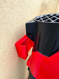 Leaf Blower Wall Mount for Milwaukee M18 Fuel - Compatible with 3017-20 & 3017-21 - Leaf Blower Wall Mount Holder Bracket for Garage Storage  (Red)