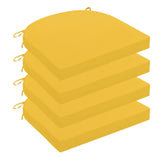 Wellsin Outdoor Chair Cushions for Patio Furniture, 3-Year Color Fastness Patio Chair Cushions Set of 4