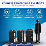 Hazli Matrix AirCell Comfort-Cell Memory Foam Camping Mattress Pad - Roll Up Mattress for Adults - Portable Cot Sleeping Pad for Camping - Floor Mat or Bed Roll for Car, SUV - Kids 64’’ x 26’’ x 3’’