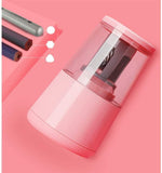 Electric Pencil Sharpener Blade to Fast Sharpen USB/Battery-Powered and Easy to Use Operated in School Classroom/Office/Home